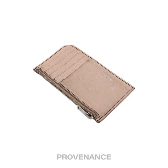 🔴 Saint Laurent Paris SLP Fragment Zip Card Wallet - Powder Pink - Picture 5 of 10